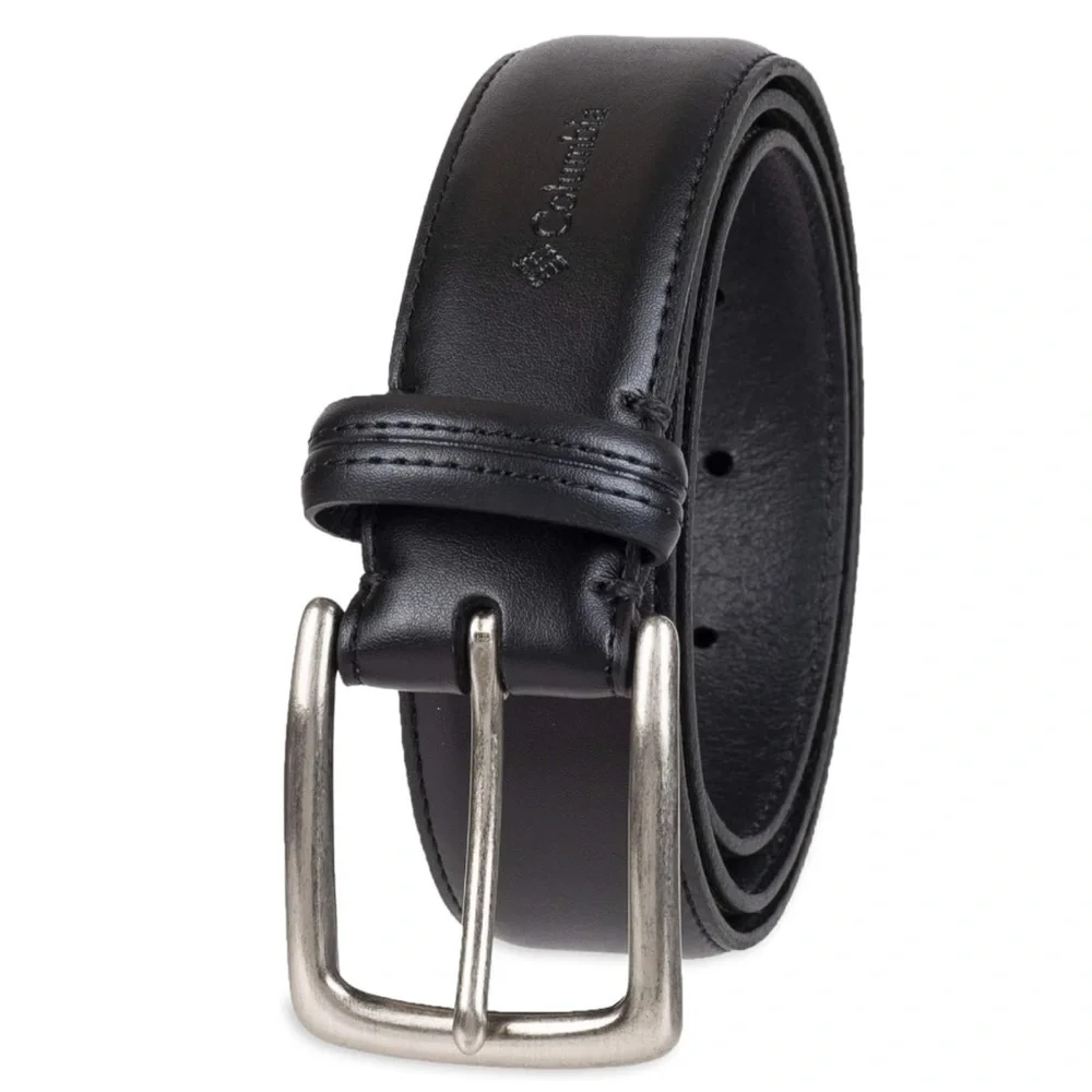 Columbia Men’s Trinity Logo Everyday Casual Dress Belt Size 56 leather lining